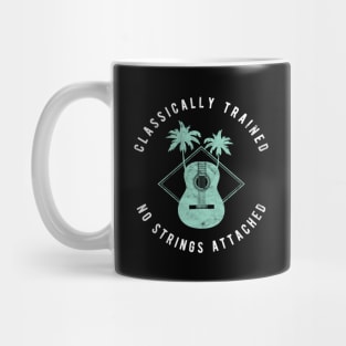 Classically Trained No Strings Attached Dark Theme Mug